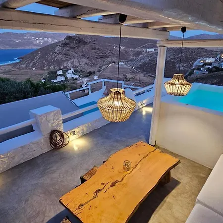 Villa Chronos With Private Heated Pool Villa Mykonos Town